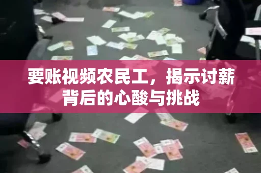 要账视频农民工，揭示讨薪背后的心酸与挑战