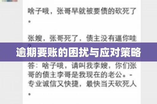 逾期要账的困扰与应对策略