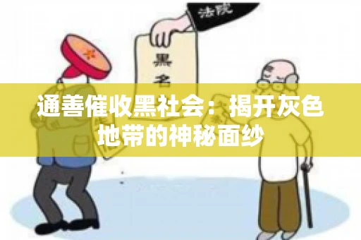 通善催收黑社会：揭开灰色地带的神秘面纱