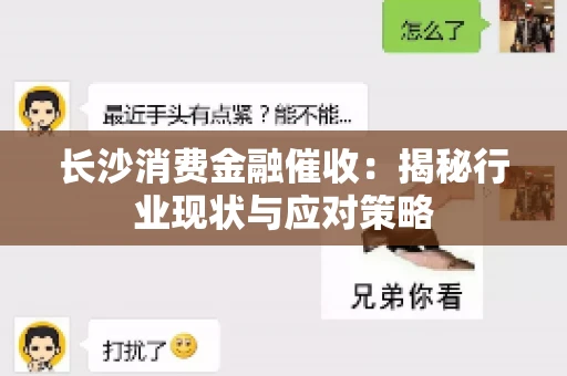 长沙消费金融催收：揭秘行业现状与应对策略
